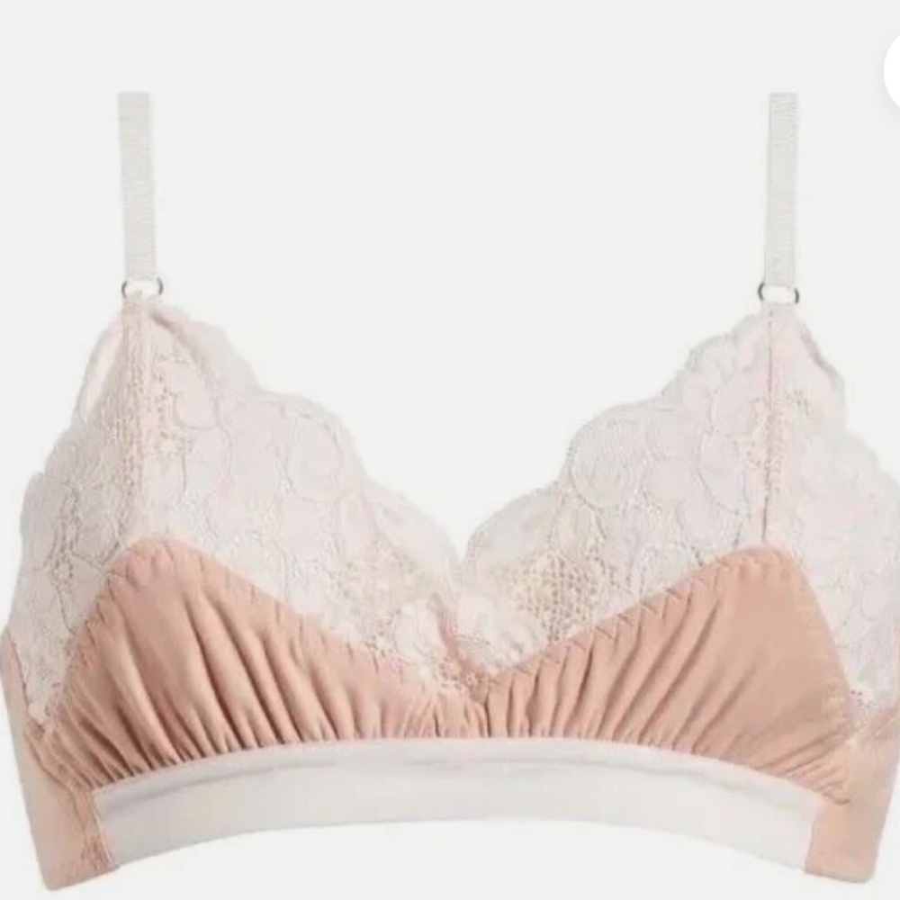 Free People/Revolve WE ARE HAH Lounge Bralette in Copper Rose - Picture 5 of 7